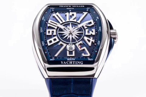Frank Muller Vanguard V45 Yachting Blue Swiss Super Clone Watch