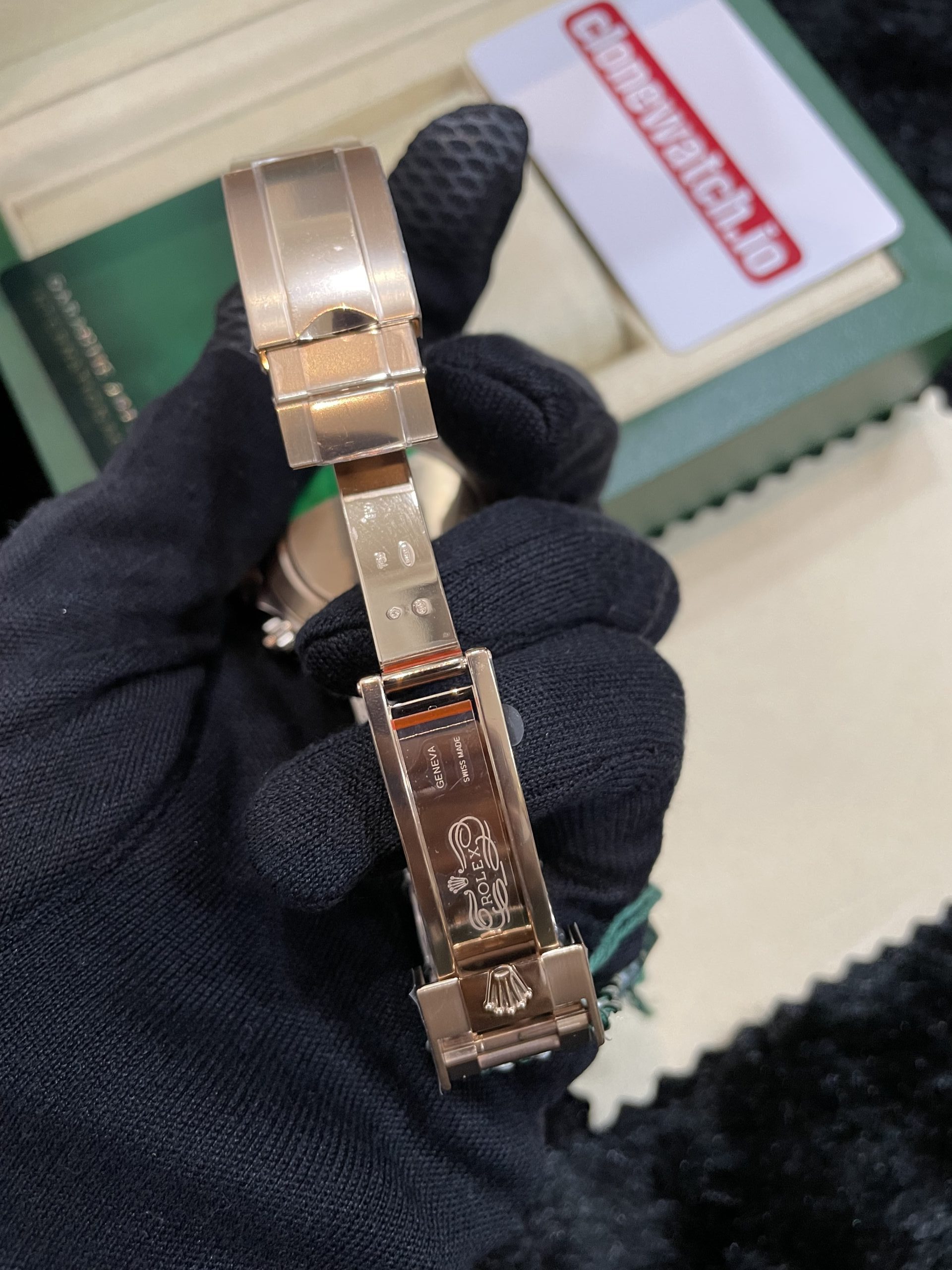 1:1 Replica Rolex Daytona Rainbow Rose Gold 116595RBOW Swiss 4130 Clone Movement