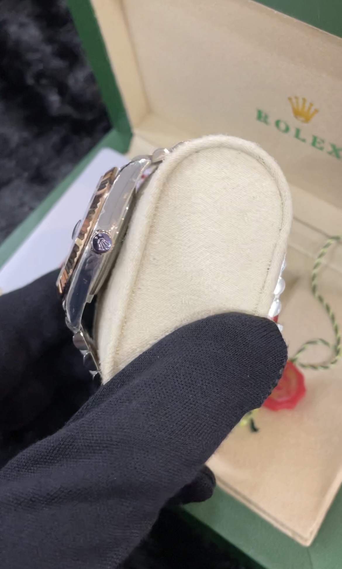 1:1 Replica Rolex Datejust 41 Wimbledon Rose Gold Ref126334 Swiss 3235 Clone Movement