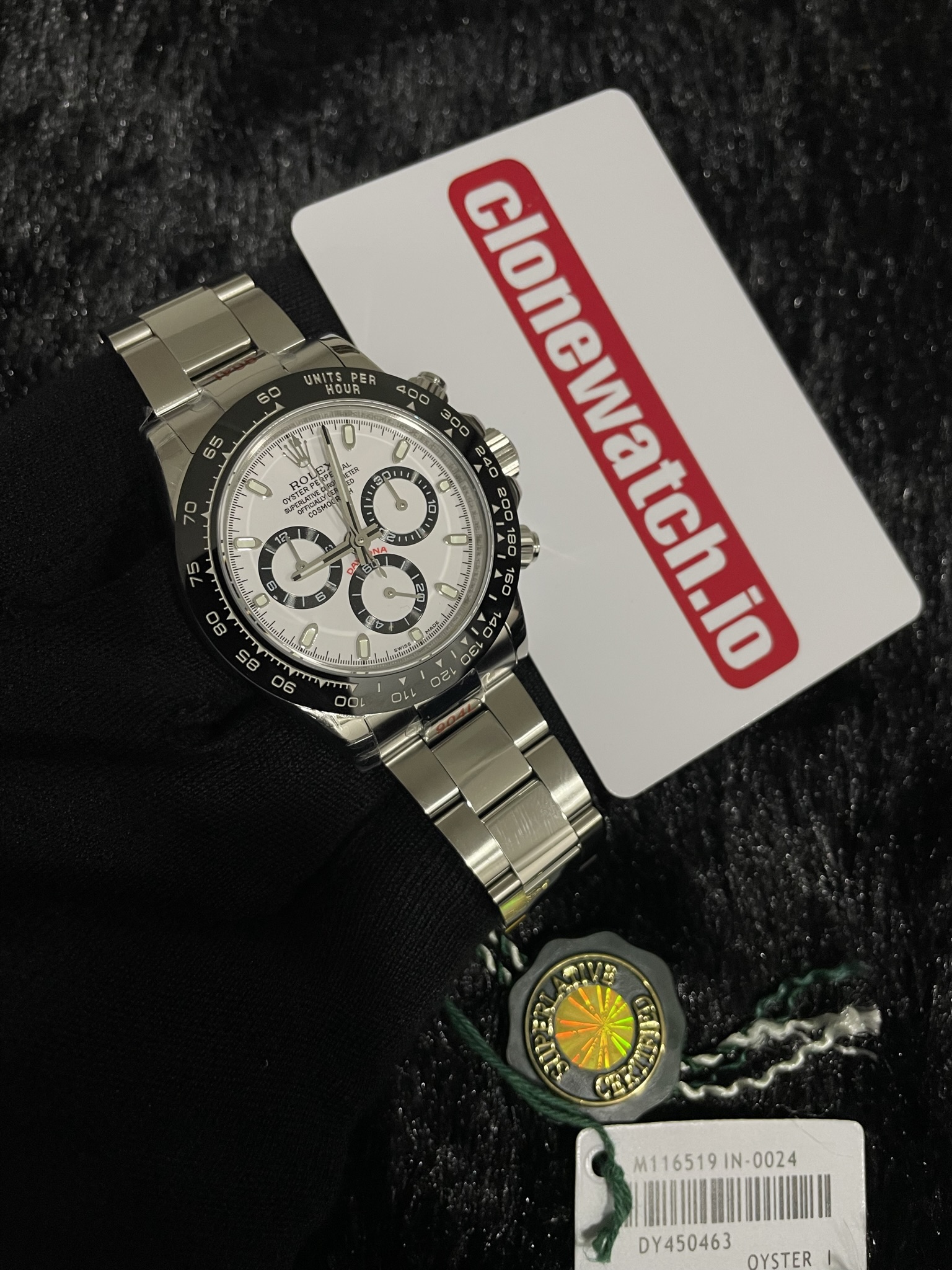 Rolex Daytona Panda Ref.116500 Swiss Replica 4130 Clone Movement Watch