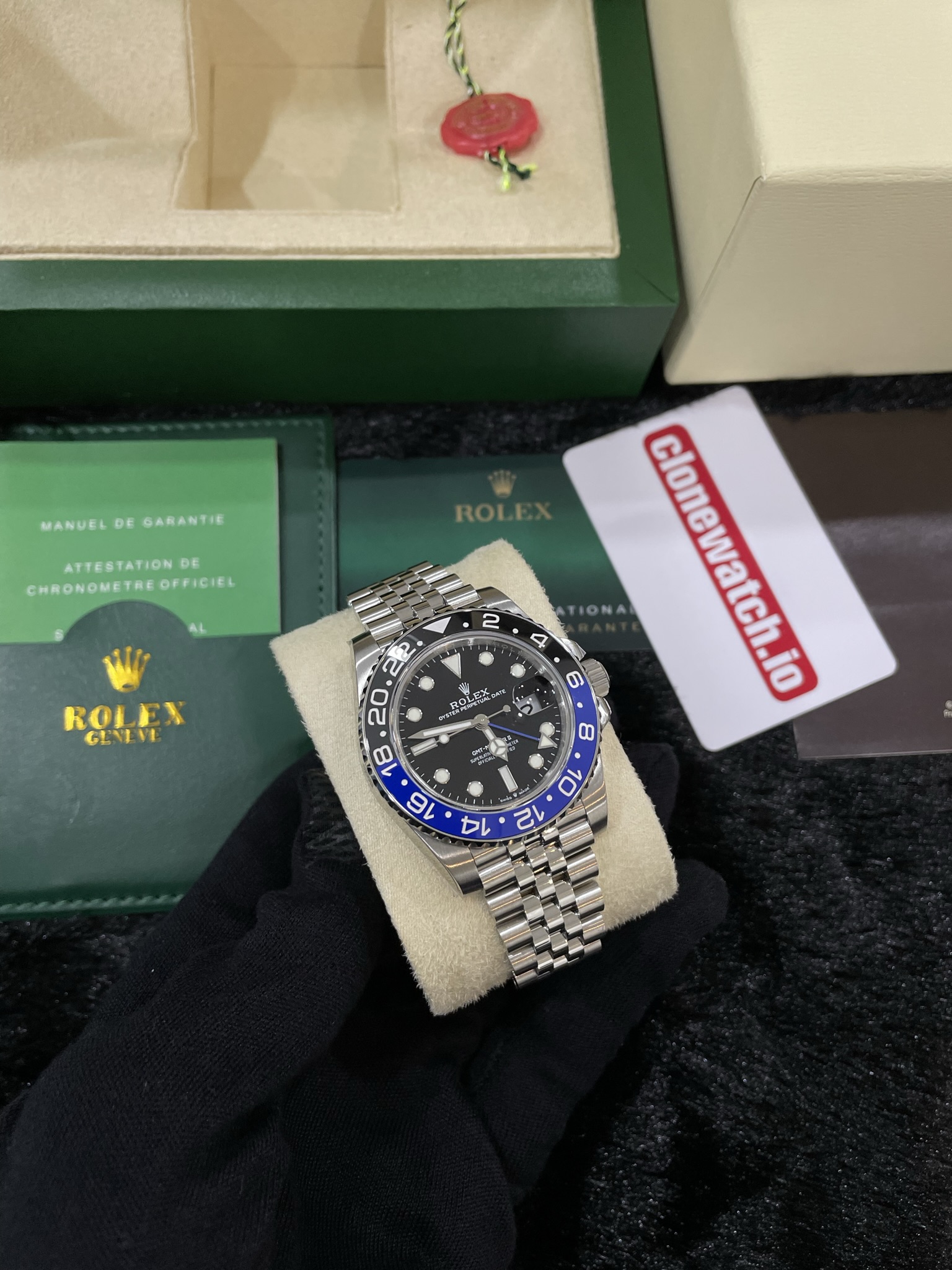 Rolex GMT Master II Batman Super Clone Ref126710BLNR Swiss 3285 Movement Watch