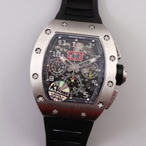 RM011 Black Rubber Strap Titanium Case KVF Super Fake