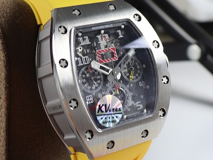Richard Mille RM011 Felipe Massa yellow Strap Titanium