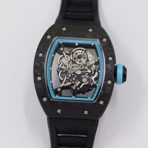 RM055 Bubba Watson Blue Dial Black NTPT Carbon Fiber