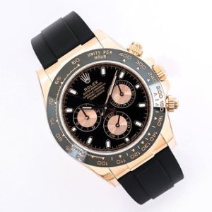 Rolex Daytona Oysterflex Strap Ref116515LN Swiss 4130 Clone Movement Super Replica Watch