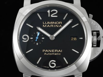Luminor Panerai Marina PAM1312 Clone Movement Copy Black Leather Strap
