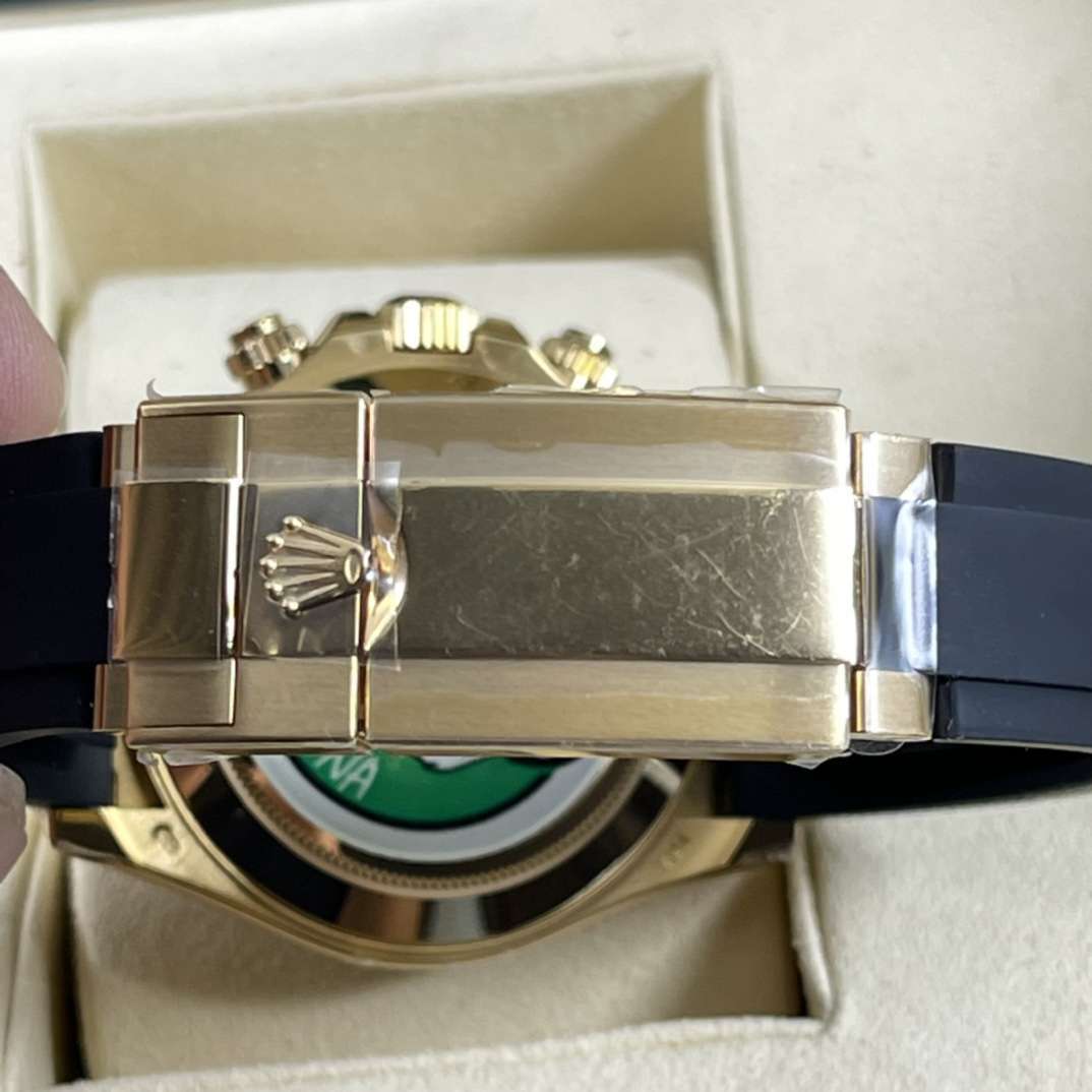 Rolex Cosmograph Daytona Rose Gold Swiss 4130 Clone Movement Watch