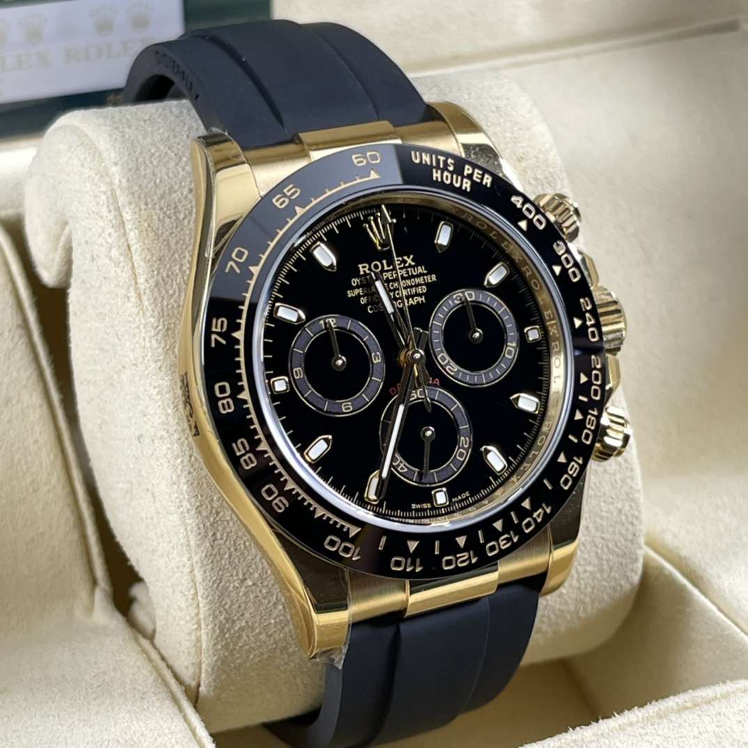Rolex Cosmograph Daytona Rose Gold Swiss 4130 Clone Movement Watch