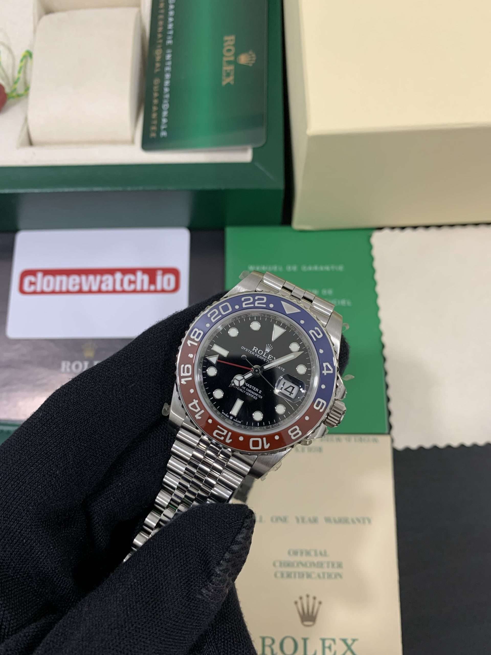 Top Quality Rolex Pepsi Super Clone Best GMT Master II Replica