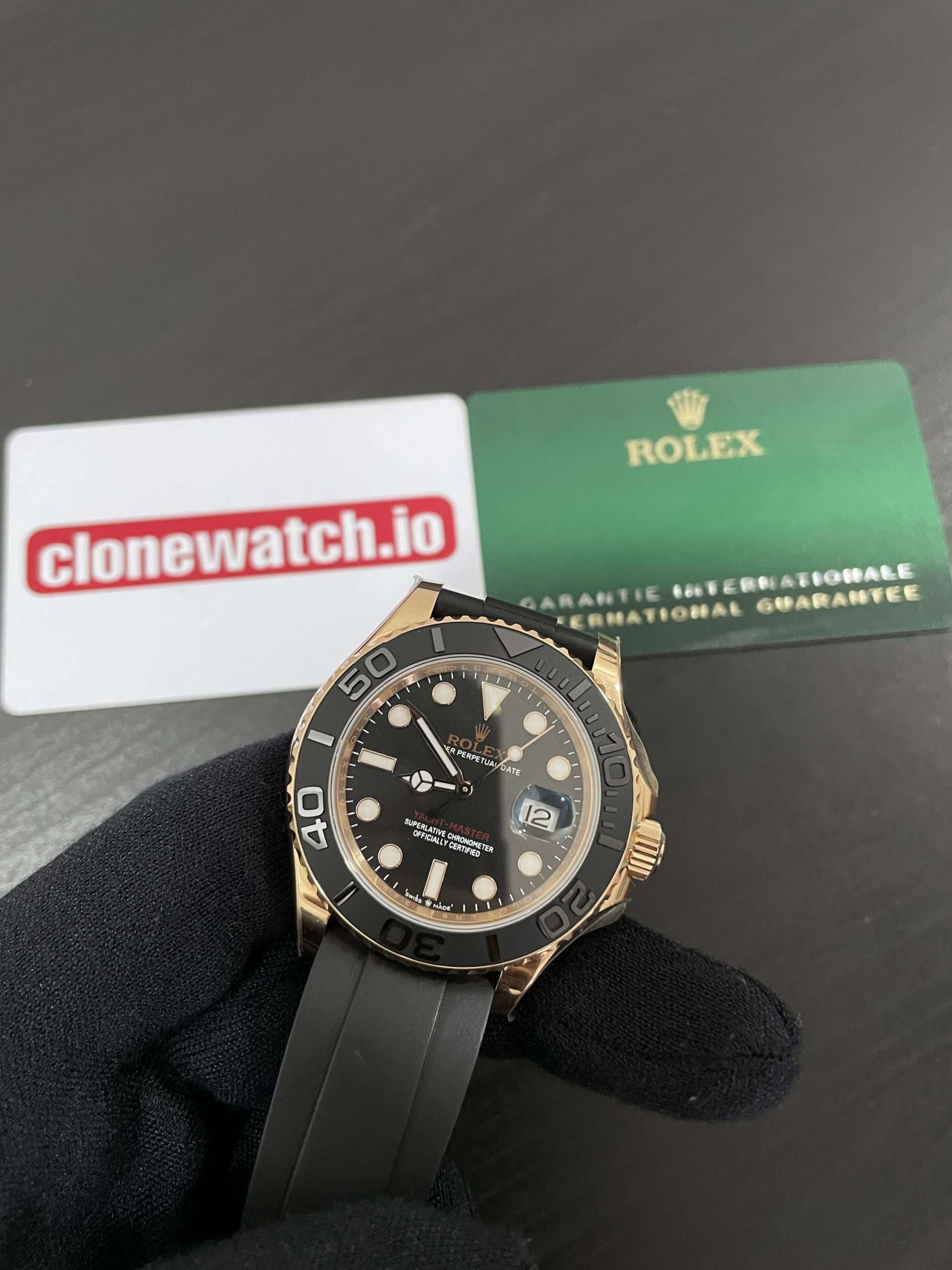 Knock Off Rolex Yacht-Master 40 Rose Gold 126655 Replica