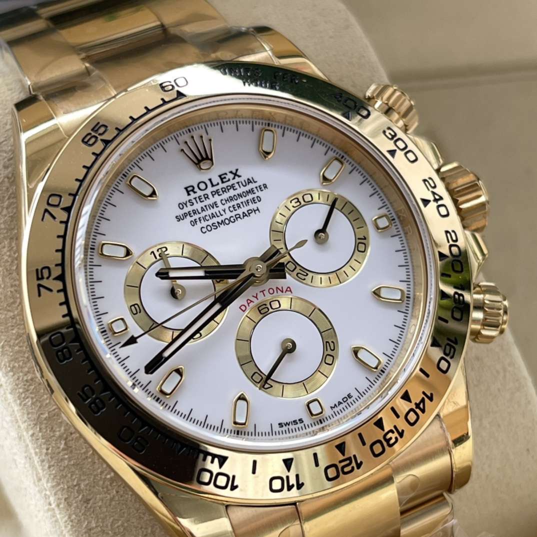 Rolex Daytona Yellow Gold White Dial