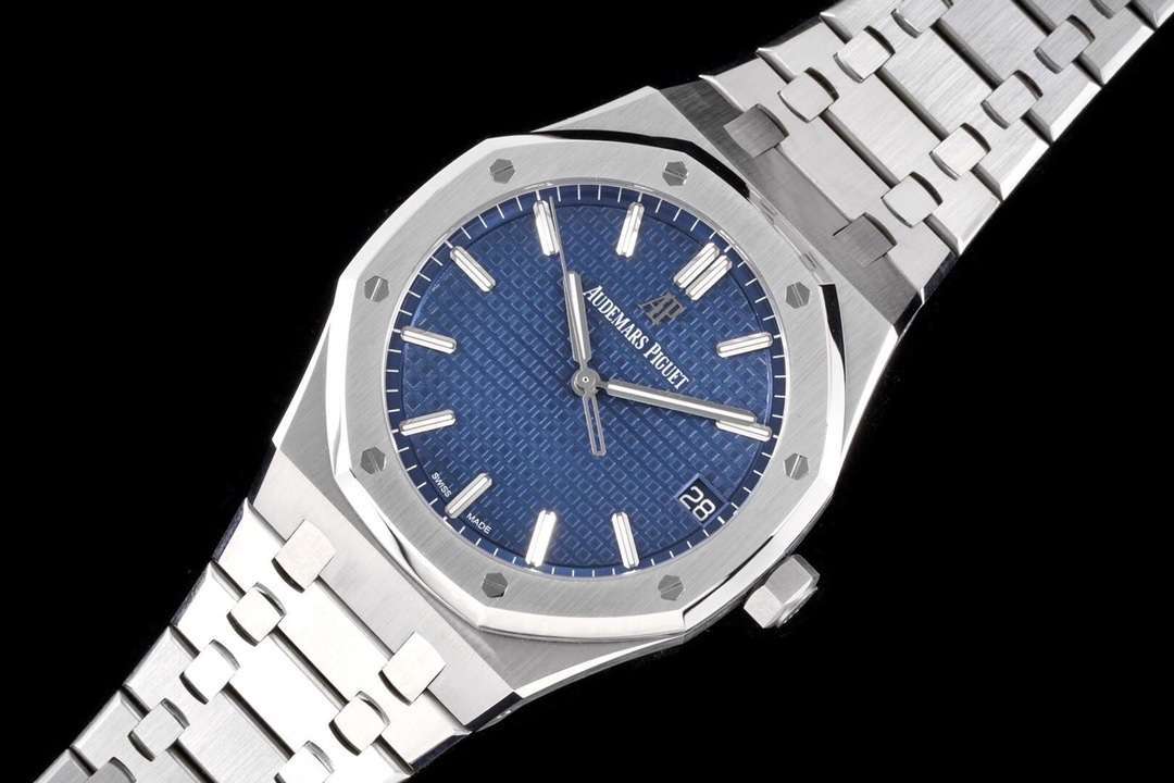 Super Clone AP Royal Oak 15500 41mm Blue Dial Swiss 4302 V2
