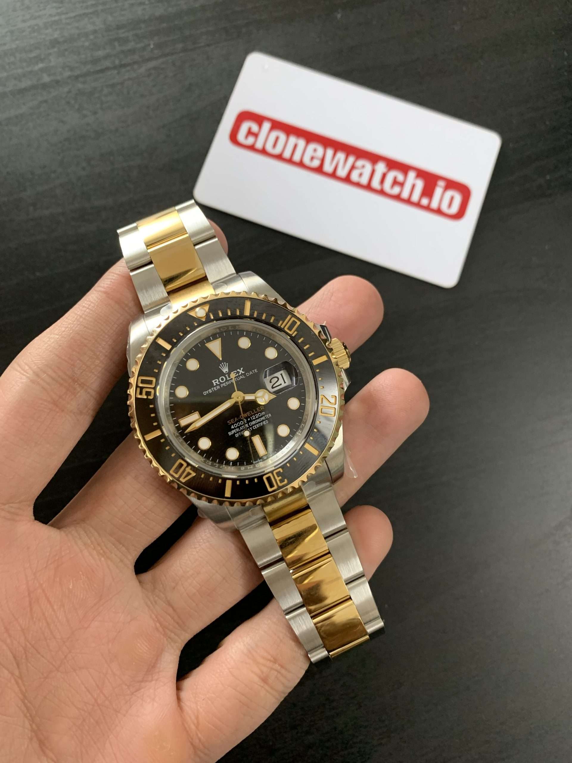 Rolex Sea-Dweller 126603 Yellow Gold Wrapped Black Dial Swiss 3235 Movement