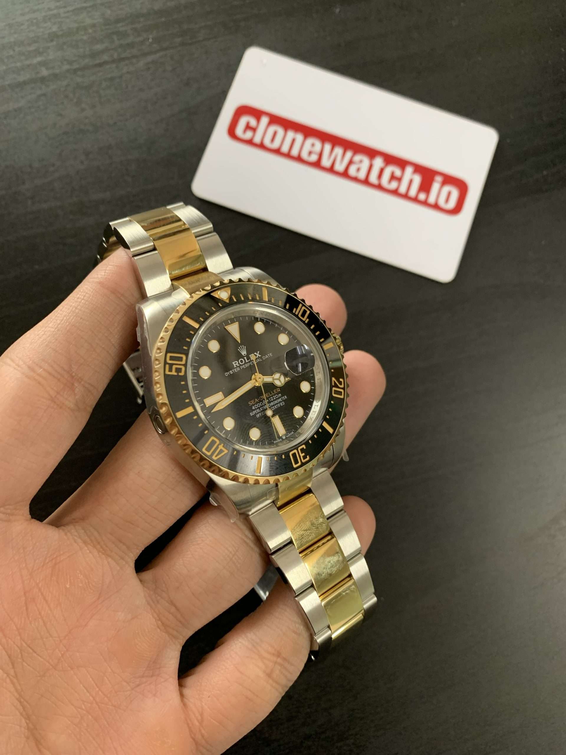 Rolex Sea-Dweller 126603 Yellow Gold Wrapped Black Dial Swiss 3235 Movement