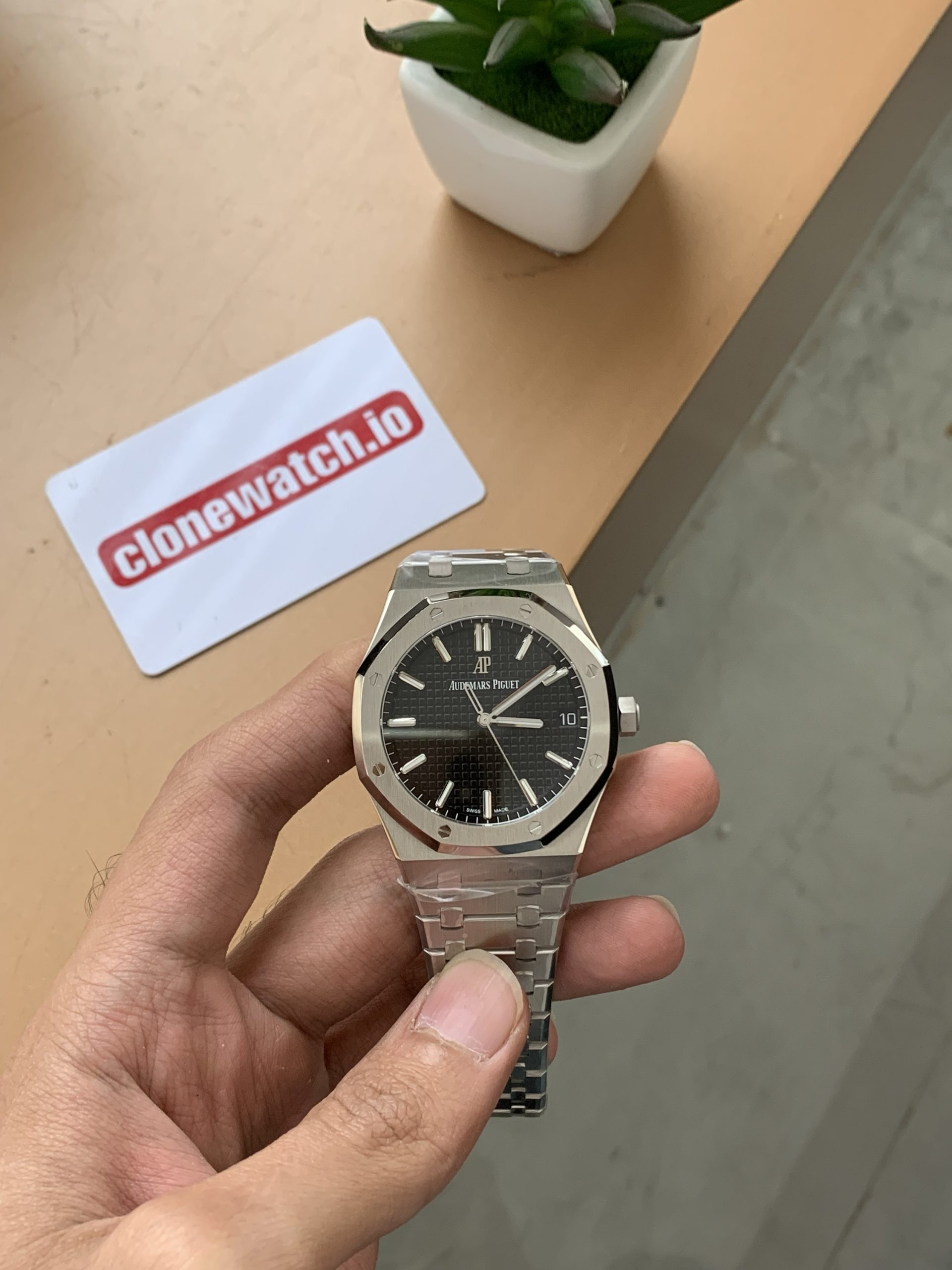 Superclone Audemars Piguet Royal Oak 50th Anniversary 15510ST Black Dial