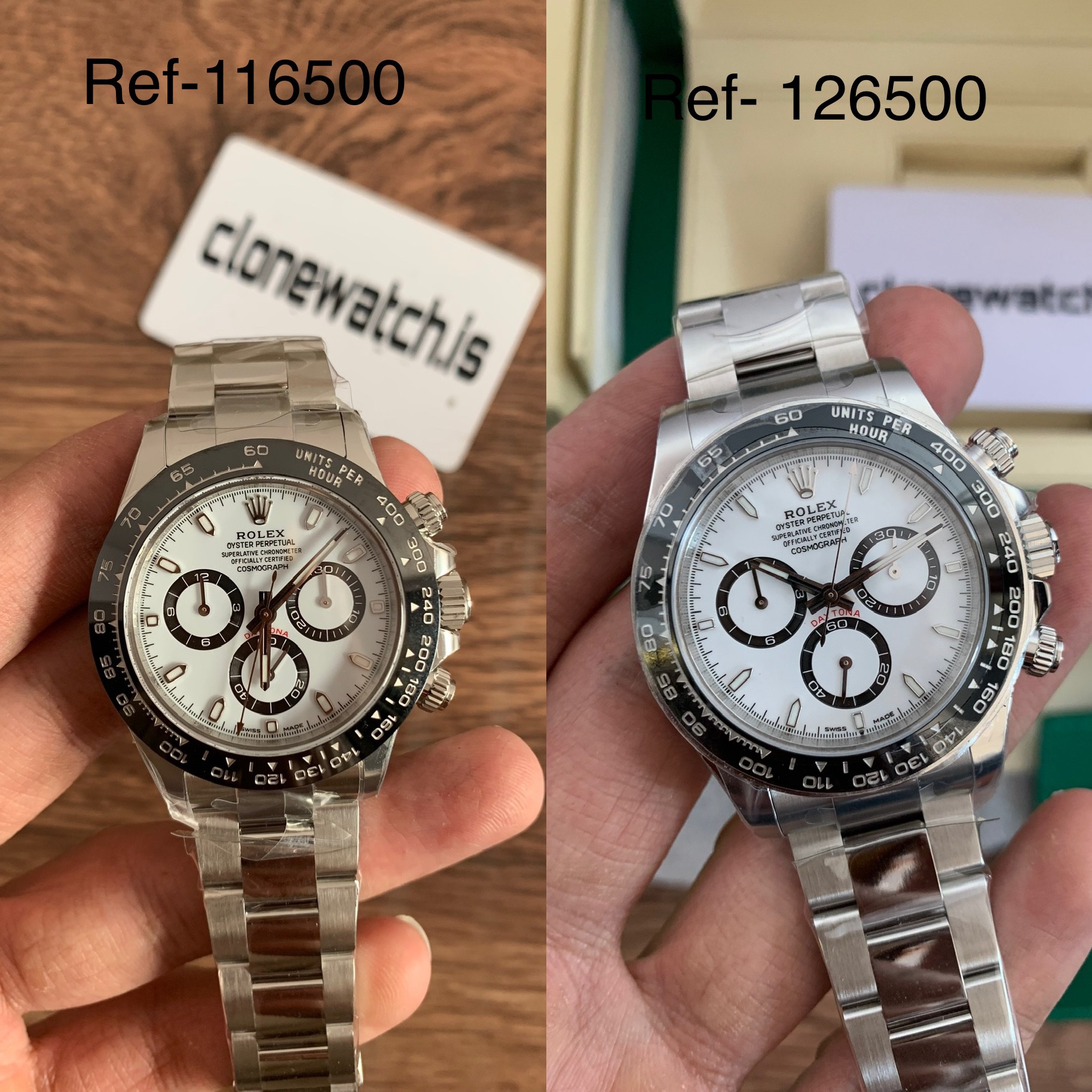 Superclone Daytona Panda 116500 V 126500 - What Changed? • Best Super ...